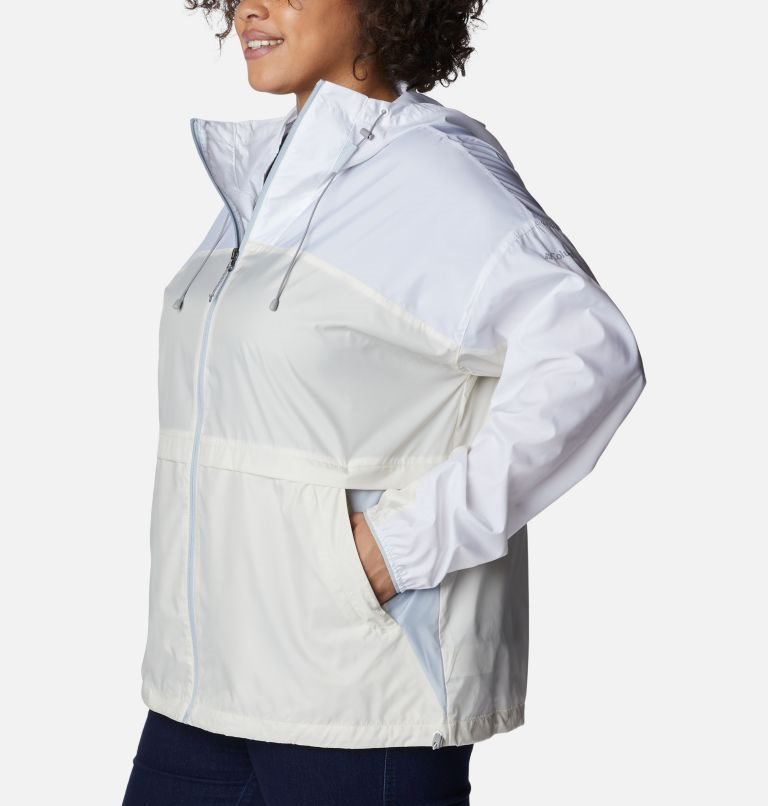 Jacheta Columbia Alpine Chill Windbreaker Dama Albi | Plus Size UT10MZ8AS